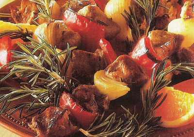Schweinespieße
