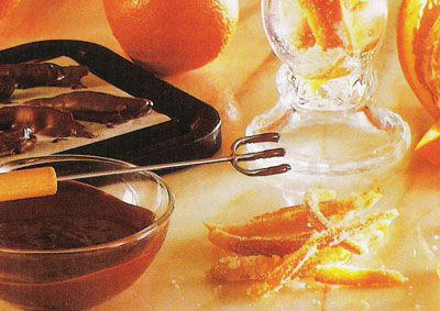 Kandierte Orangenschale